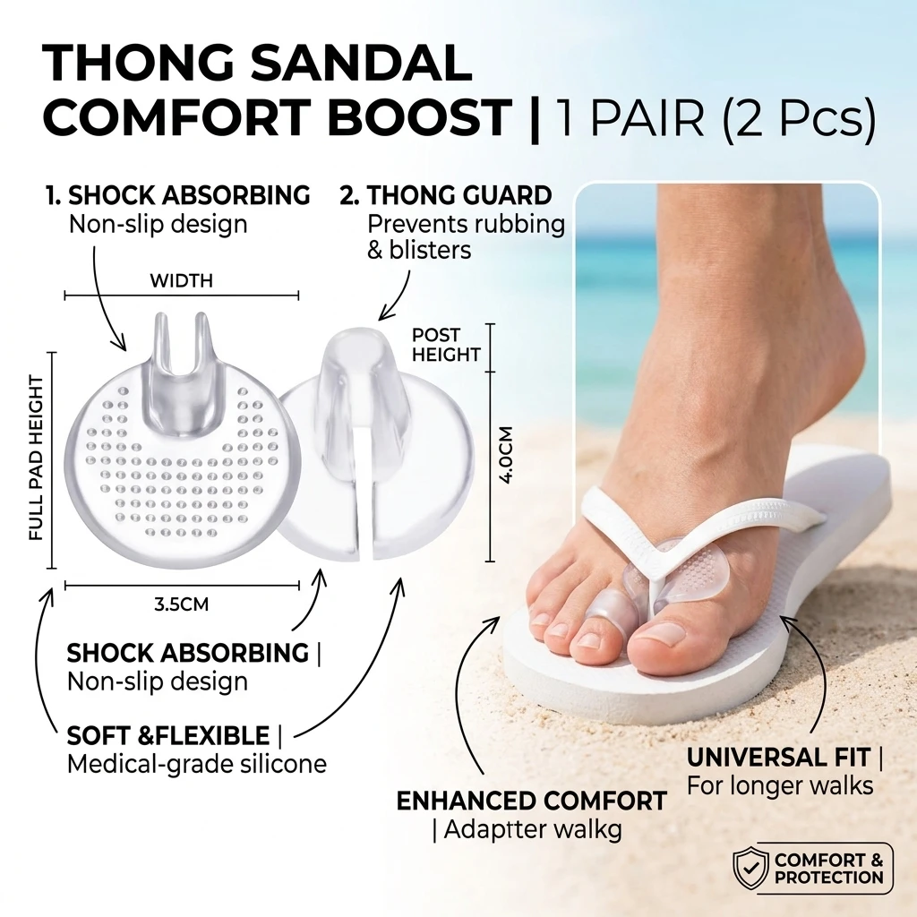 1/2Pairs Soft Silicone Forefoot Cushion Pads Anti-Slip Transparent Toe Protectors for Flip Flops Sandals Comfortable Shoe Insert