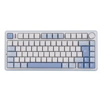 EPOMAKER AULA F75 ISO-ES 75% Spanish QWERTY Hot-Swap Gasket-Mounted Wired/Bluetooth/2.4GHz Wireless Mechanical Gaming Keyboard RGB Backlight