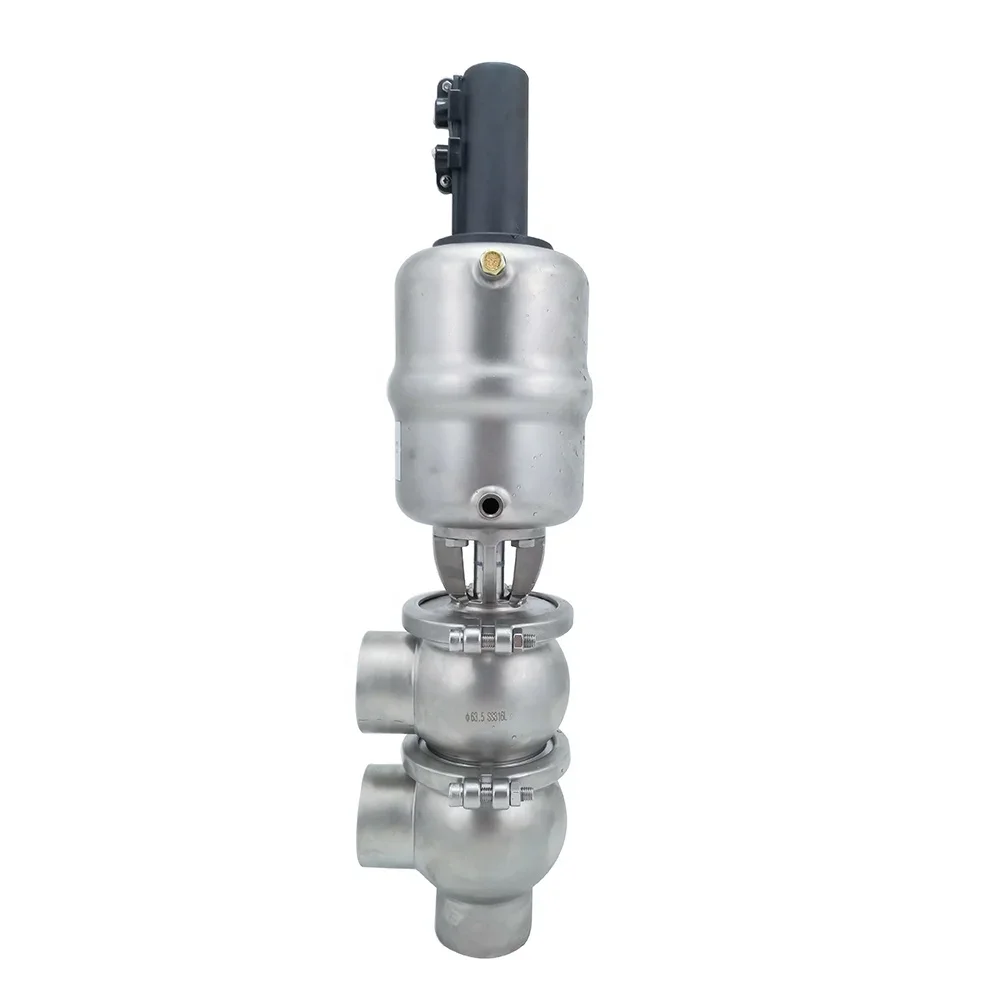 Din Food Grade Stainless Steel Manual  APV Diverting Valves with LL Type