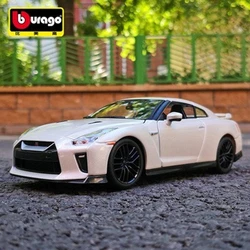 Bburago 1:24 Nissan Skyline Ares GTR R34 R35 Alloy SuperCar Model Diecasts Metal Sports Car Model Simulation Childrens Toys Gift