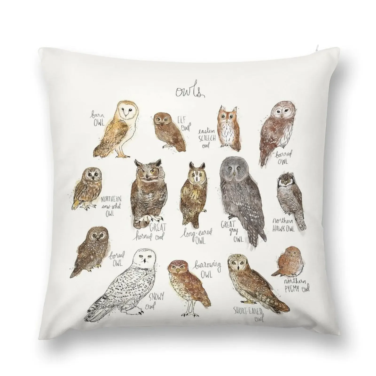 

Owls Throw Pillow Cushions For Sofa Pillowcase Cushion Rectangular Cushion Cover pillow