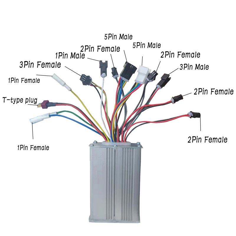 BRUSHLESS MOTOR CONTROLLER X031-AB001E 48V 18A M5 Display Updated Part ENGWE Electric Bicycle Accessories Bicycle Convertion Kit