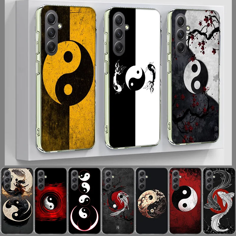 Eight Diagrams Taiji Yin Yang Cover For Samsung A54 A34 A24 A14 A53 A33 A23 A13 A52S A32 A22 A12 Phone Galaxy A03 A04 A02S A42 A