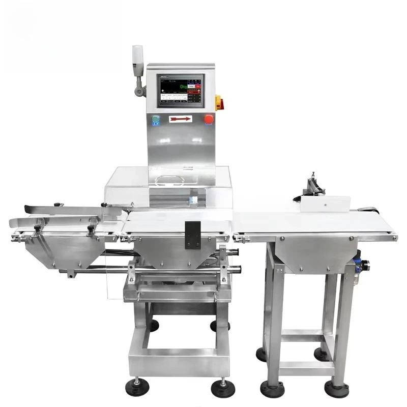 0.1g High Precision 0.5g Sorting Conveyor Customizable Belt Scale Alarm