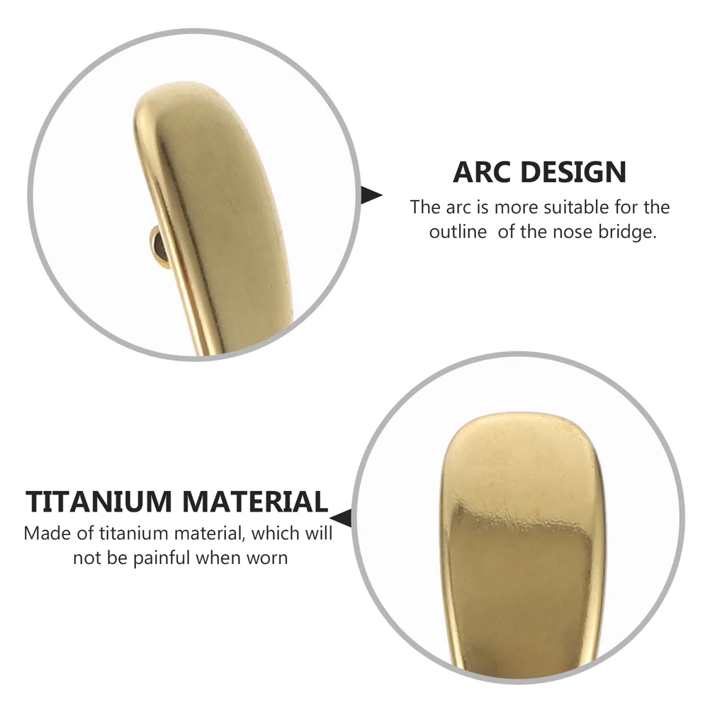 4 шт., носоупоры для очков, запасные части, титановые фитинги для оптических очков, аксессуары