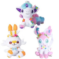 포켓몬 플러시 피카추 Scorbunny Sylveon Ponyta 플러시 장난감 취미 카와이 룸 장식 어린이 크리스마스 생일 선물