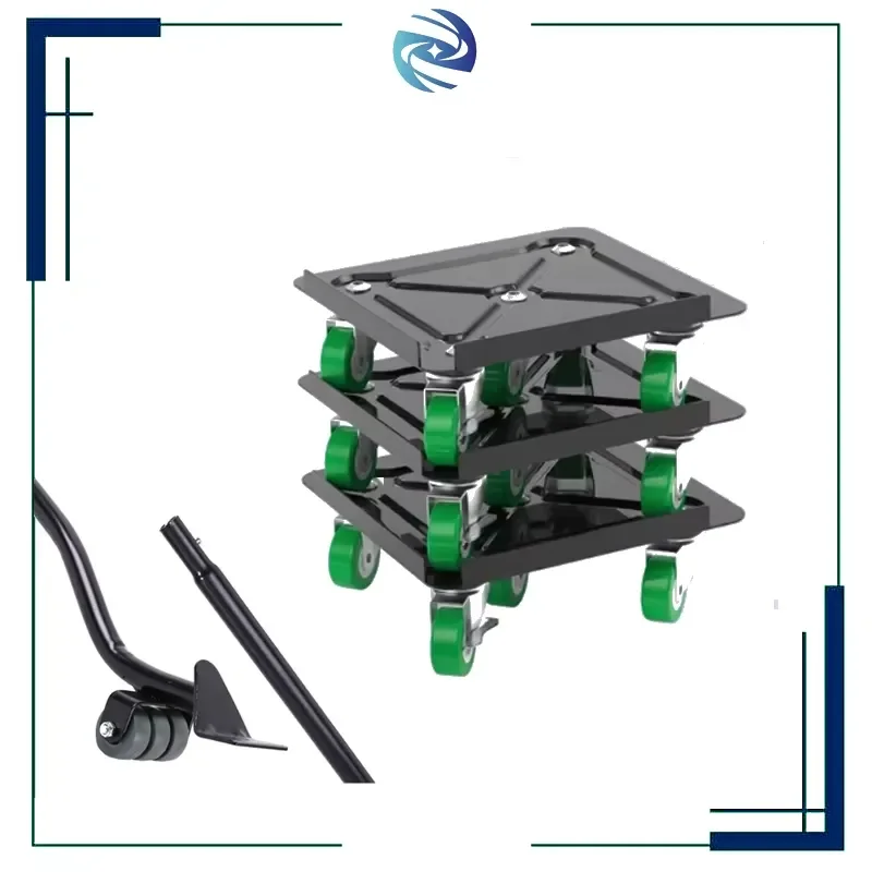 durable Custom Wheel Square Reinforcement Caster and Lifter Set 5 Pcs Moving Dolly Furniture Mover for Furniture