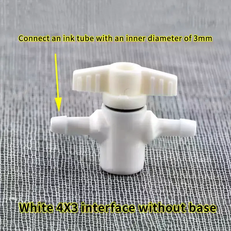 2/8PCS Plastic 2 Way Ink Valve Two Ways For UV Printer Flora Xuli Roland Aifa Ink Tube Switch CISS System Manual Valve
