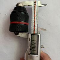 New 13mm Threaded Keyless Metal Drill Chuck, Hex Shank/SDS/Square Quick Grip Adapter, Chuck for Drill Bit Screwdriver Tap&Socket