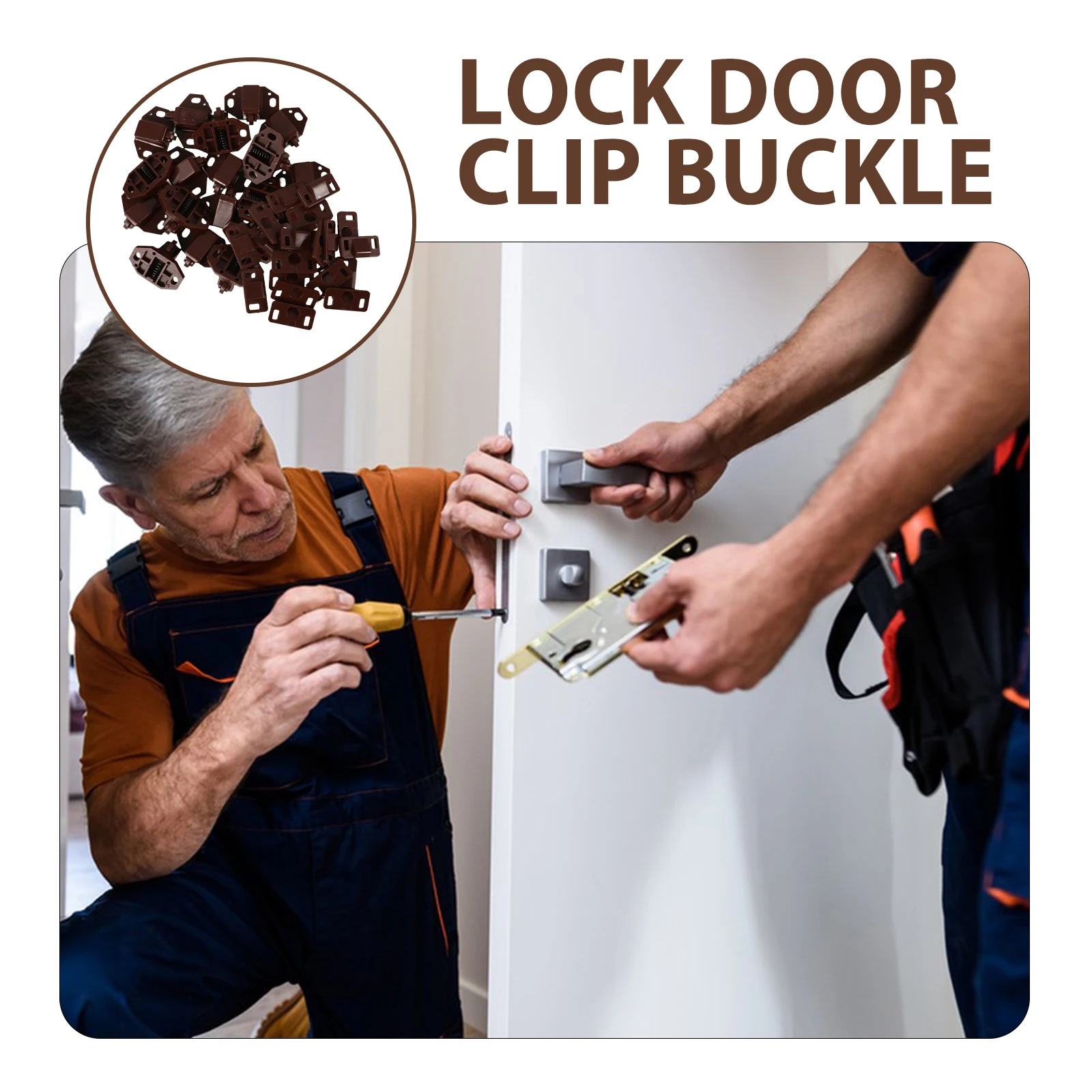 20Pcs Cabinet Door Ball Catch Heavy Duty Plastic Furniture Lock Latch for Cupboard Closet Interior Doors Durable Reliable