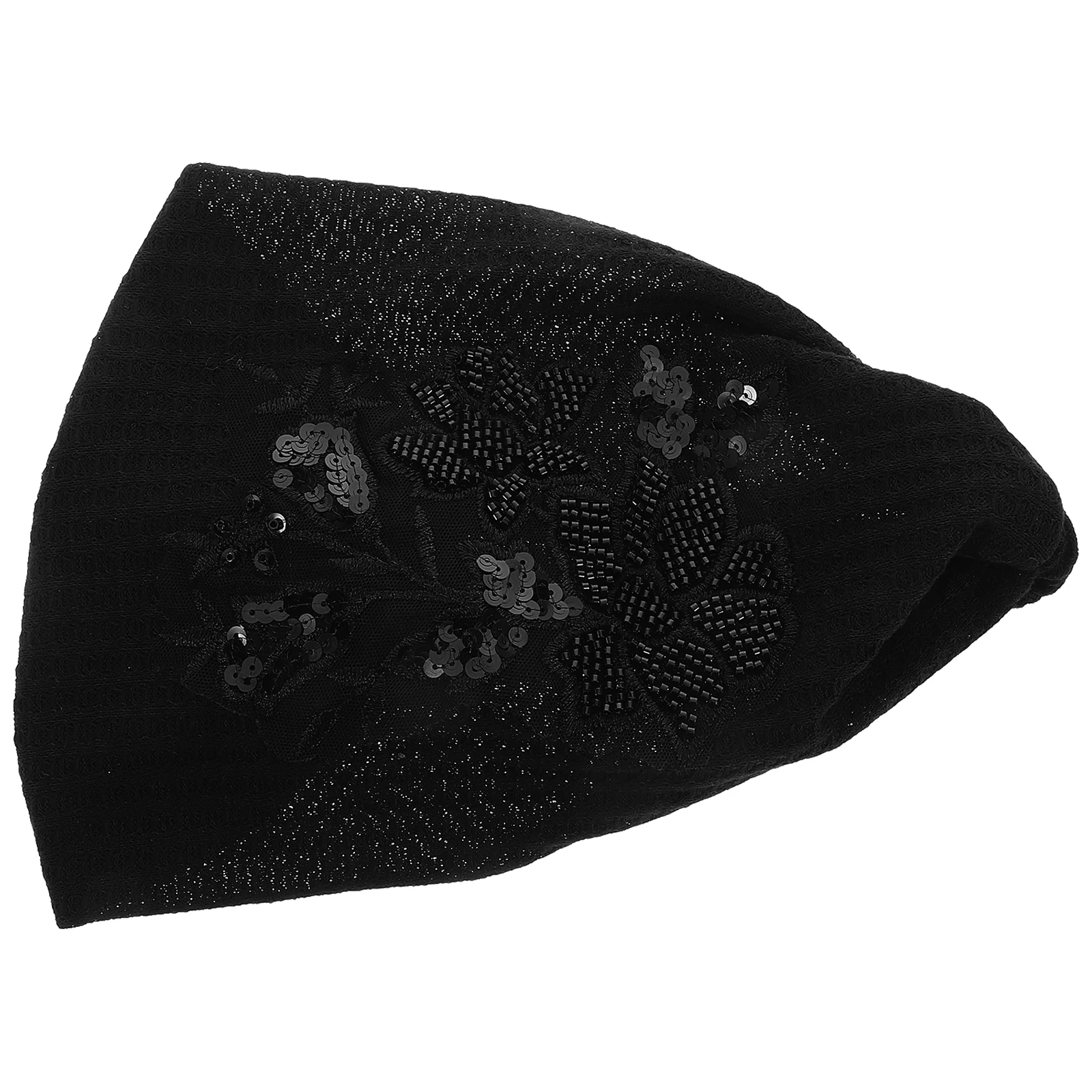 

Women'S Wide Rose Floral Headband Soft Elastic Gray Hair Coverage Autumn Winter Fashionable Hair Accessory Yoga Boho Sport