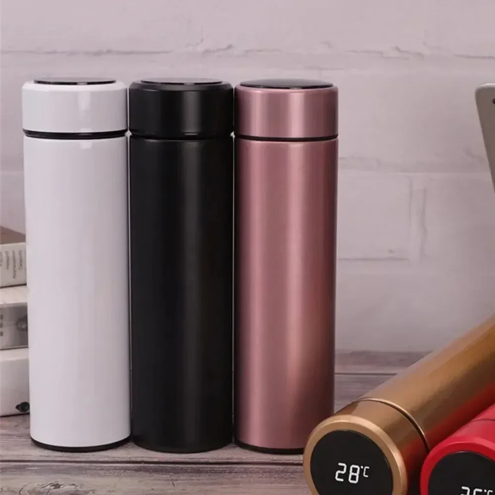 500ml Creative Smart LED Thermos Bottle Temperature Display Vacuum Flasks Stainless Steel Water Bottle Thermos Cup