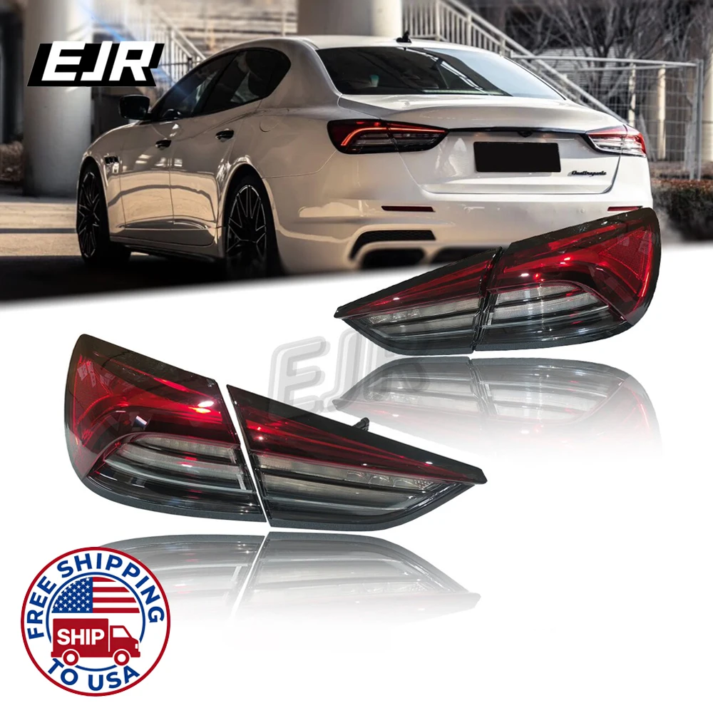 

EJR LED Car Taillight For Maserati Quattroporte 2014-2020 Trofeo Version Rear Tail Light Turn Brake DRL Lamp Car Accessory