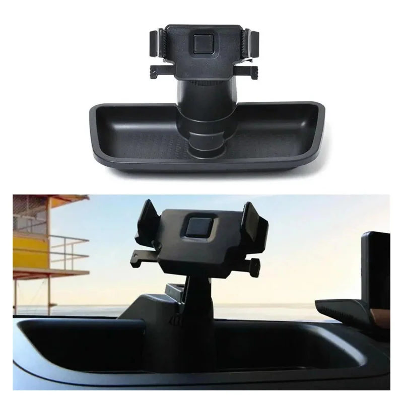 

Suitable JK Phone Holder Convenient Multifunctional ABS Car Dashboard Storage Tray