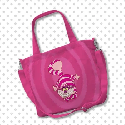 Disney Alice in Wonderland 8841 Anime Shoulder Bags Customized Cartoon Shopping Bag Casual Tote Storage Handbag Gift