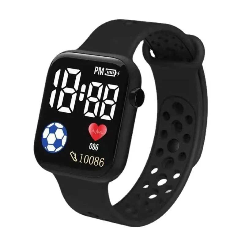 Novas crianças esportes relógio digital à prova dwaterproof água display led crianças relógios eletrônicos para meninas meninos relógio de pulso máquinas tempo