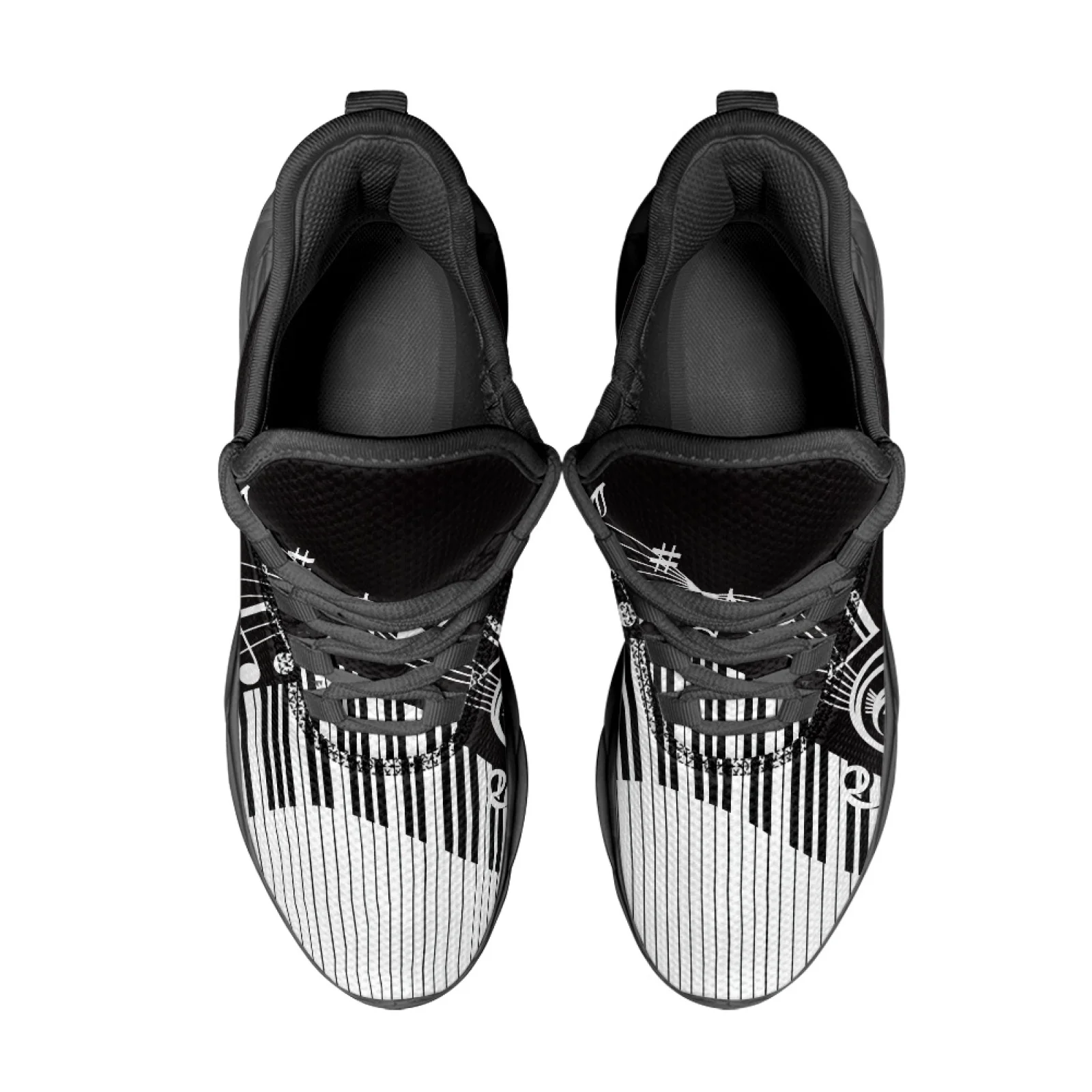 PENSTROLL Piano Music Design Casual Men's Running Shoes Men’s Blade Sneakers for Gym Breathable Men's Sneakers
