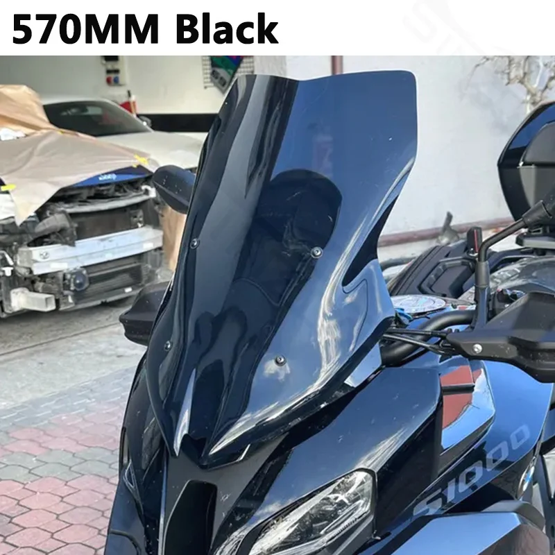 S1000 XR Screen For BMW S1000XR S 1000XR 2020 2021 2022 2023 Heightening Front Visor Windshield Windscreen Wind Deflectors Black