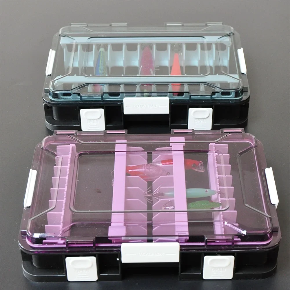 Fishing Trips Bait Storage Case Compartmentalized Storage Double-Sided Design Accessories For Handmade Projects