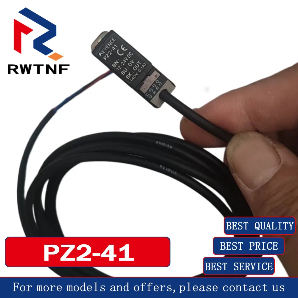 Brand New Genuine PZ2-41 KEYENCE NPN Square Reflection Photoelectric Switch Sensor 100% Original, Warehouse Stock