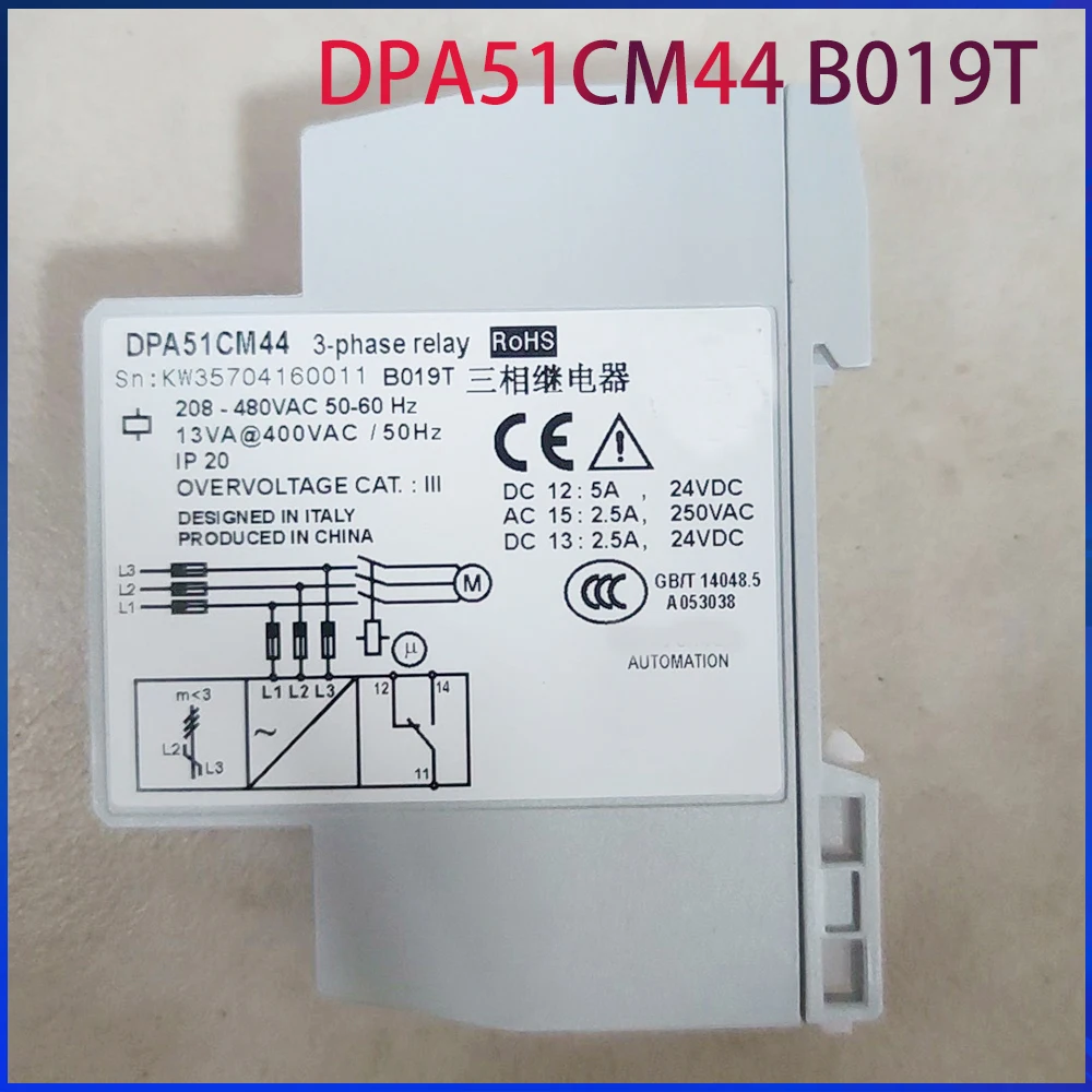 

DPA51CM44 B019T For Carlo 3-phase Relay