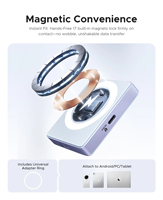 ORICO External SSD Case M.2 NVMe Magnetic SSD Enclosure 2230 2242 Enclosure TF Card Reader with PD 100W 10Gbps for iPhone 16 17