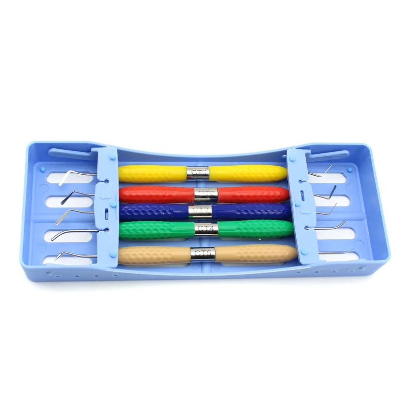 5Pcs/Set Dental Resin Spatula Aesthetic Restoration Tool Kit Composite Resin Filler Instrument CT1-CT5