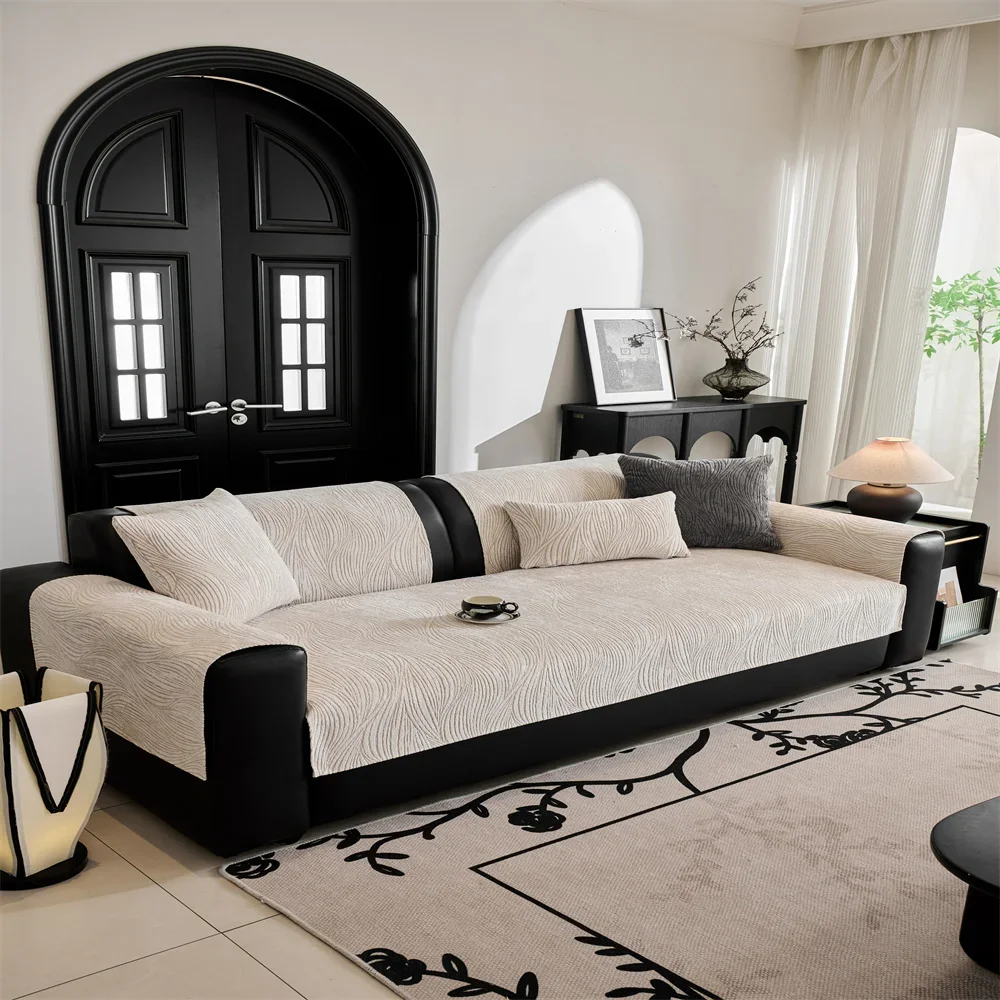 Sofa Cushion New Style Imitation Cotton and Linen All-season Anti-slip Cross-border Sofa Cover Full-cover Sofa Scarf
