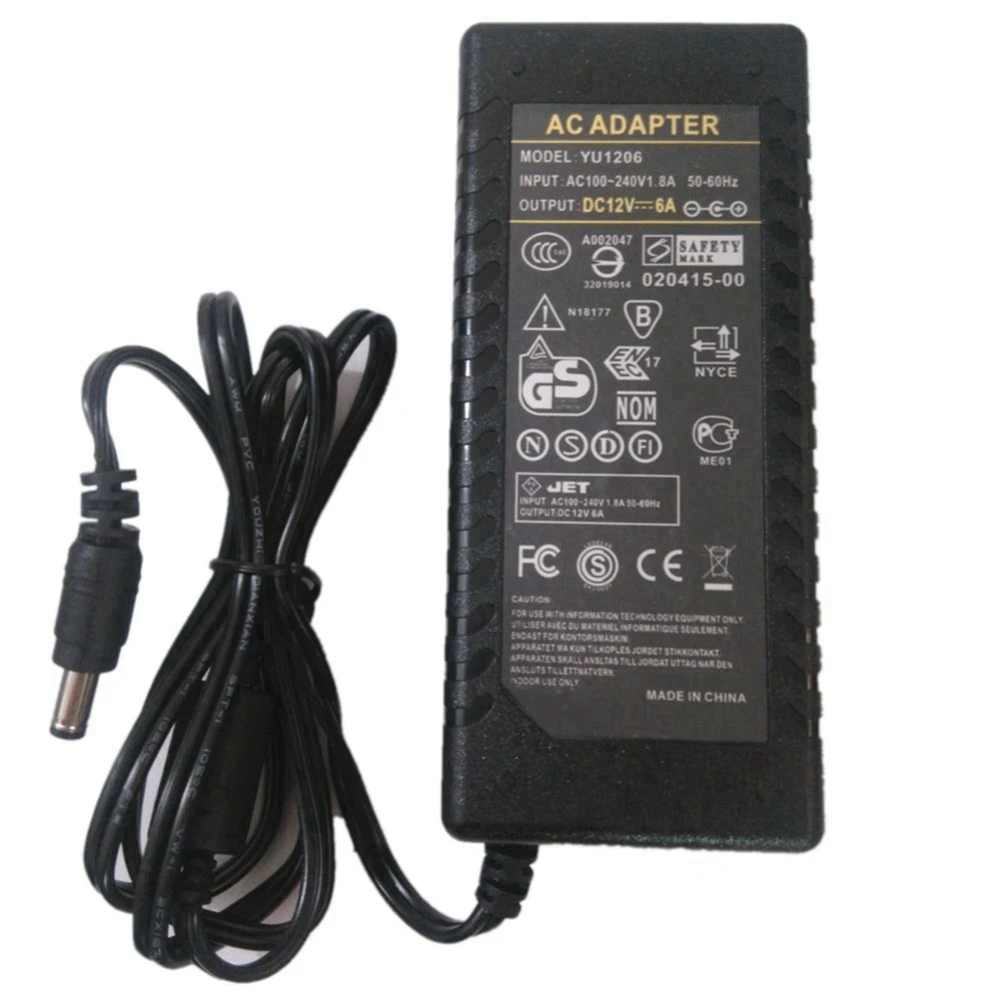 12V6A AC DC Adapter For 12V 5.417A DPS-60PB A For ASUSTOR AS3202T AS4002T NAS For QNAP TS-253A TS-253A-8GXN3002T DPS-65VB LPS