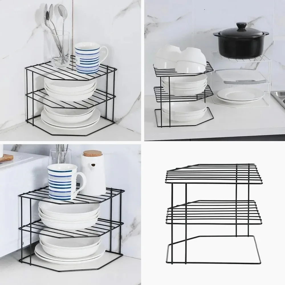 

Portable Kitchen Spice Rack Organizer, No Drill Wall Mount Storage Shelf for Countertop Bathroom Pantry