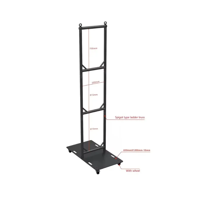 Easy-to-install aluminum U-frame socket truss display stage lighting bracket truss