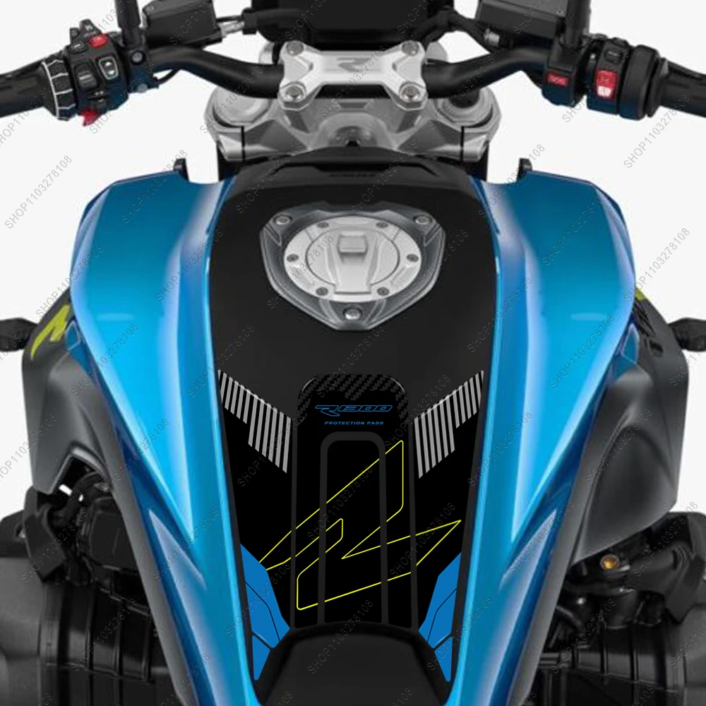 ثلاثية الأبعاد الراتنج ملصق عدة ل R 1300 R R1300R 2025 دراجة نارية الملحقات خزان الوقود وسادة مقاوم للماء مجموعة واقية ملصق #6