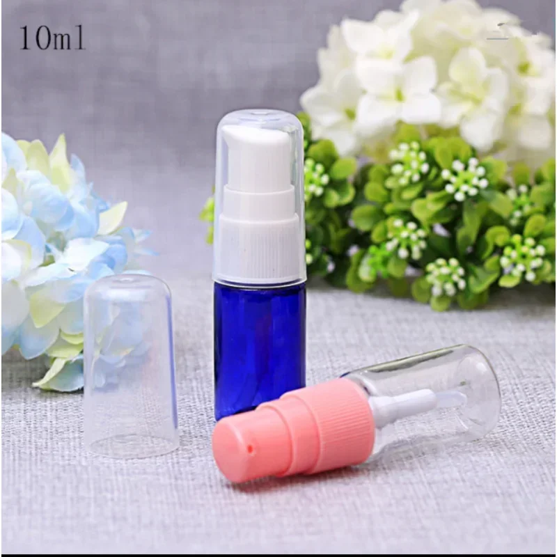 10g/ml Multicolor Plastic Pump Bottle Shanpoo Lotion Cream Cosmetic Emulsion Small Sample Empty Packing Bottles