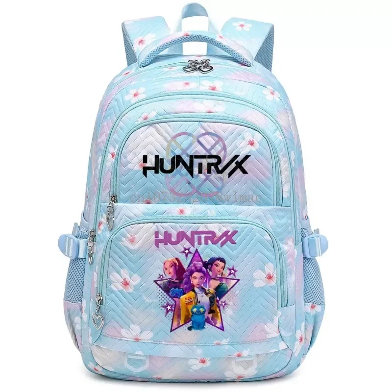 Kpop 2026 Hunters Backpack Cartoon Rumi Mira Zoey HUNTR/X Saja Boys Print Schoolbag Large Capacity Student School Bas for Girls