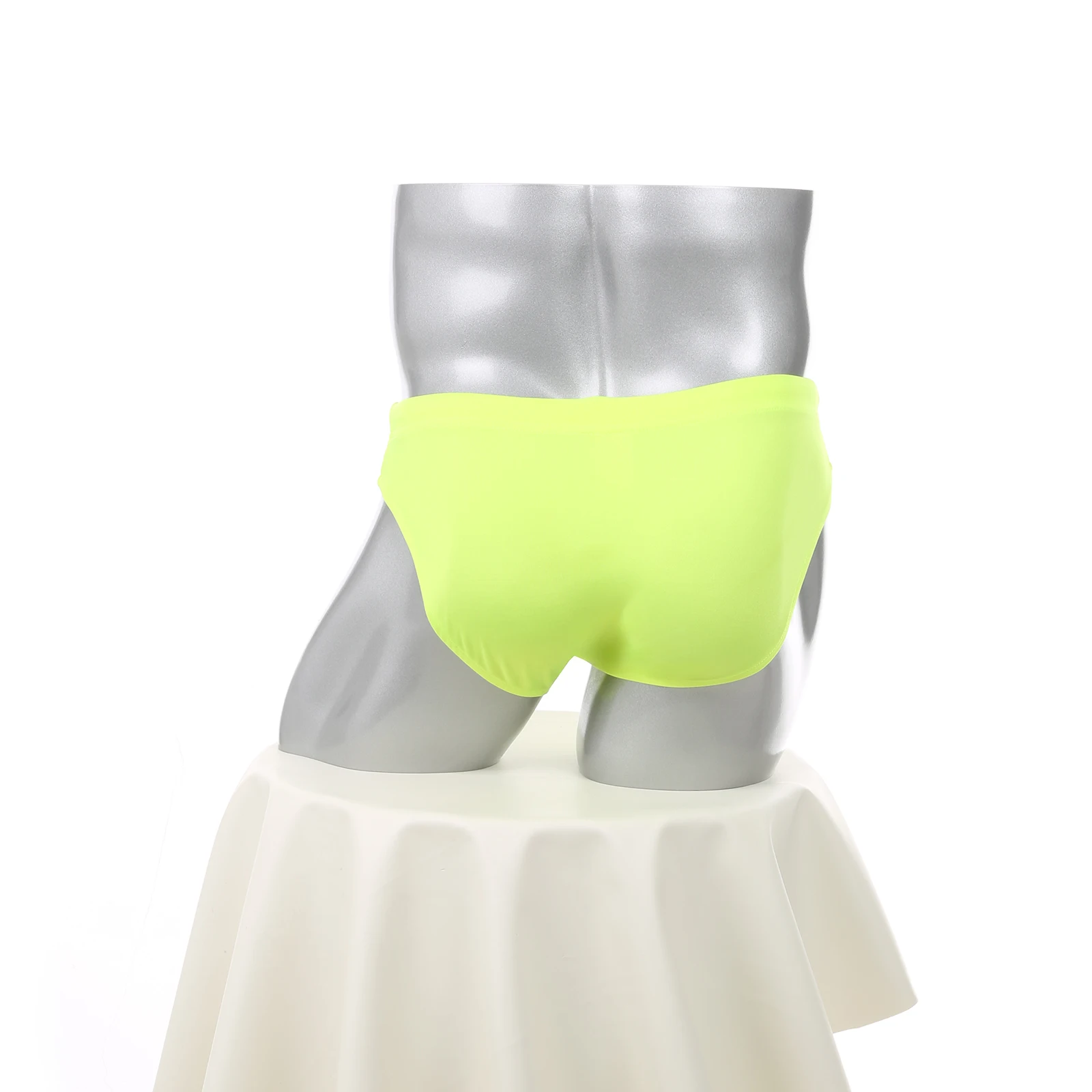 Bikini-Slip mit Kordelzug für Herren, niedrige Taille, sexy Unterwäsche, U-konvexe Unterhose, einfarbig – Detail 27