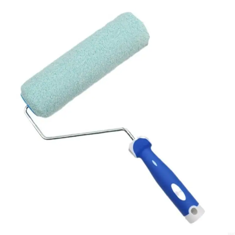 H58C Professional 9inch 12/7mm Fluff Microfiber Roller Paint Roller For Smooth Eggshell Surfaces Paint Application