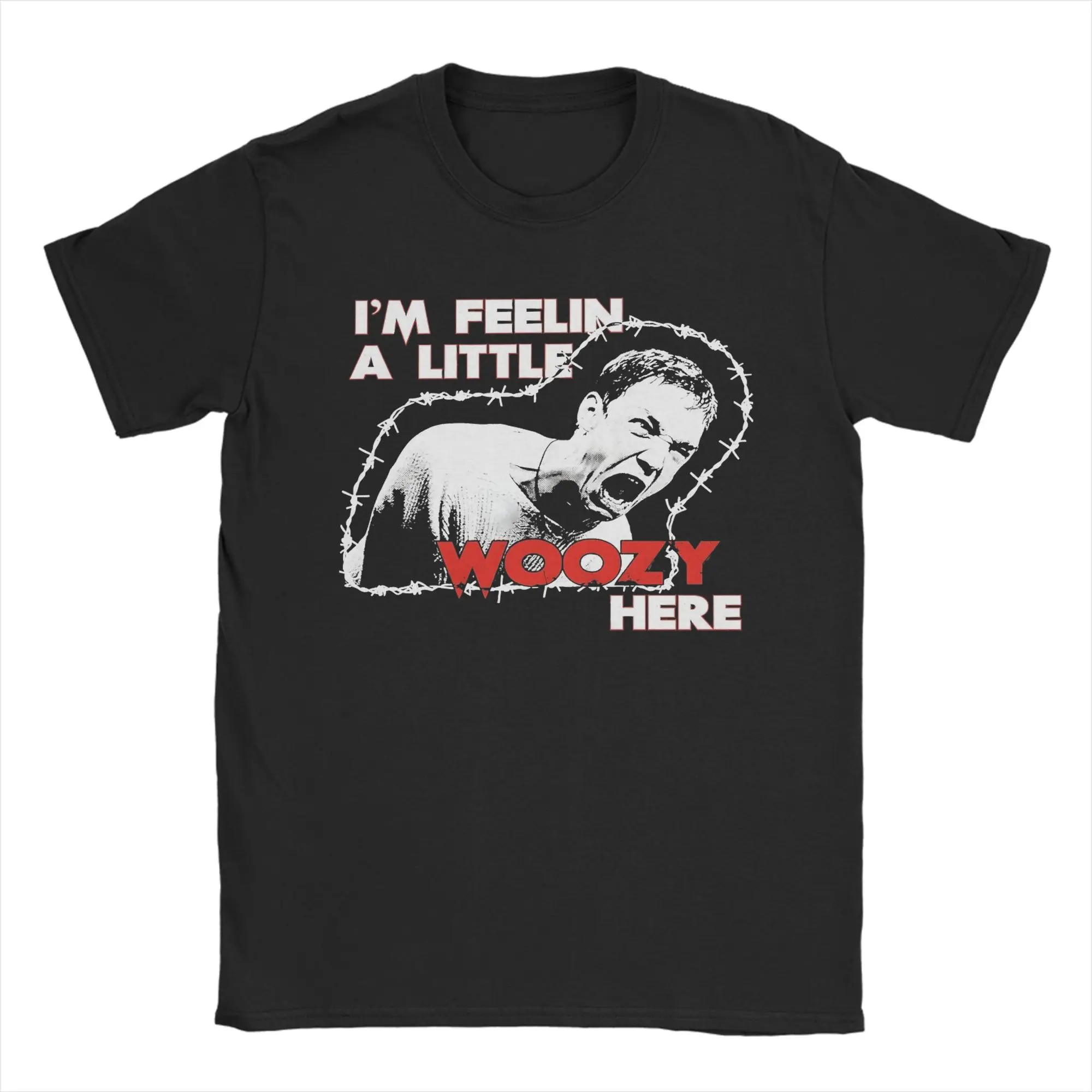 Men's T-Shirts Scream Stu Macher I'm Feelin A Little Woozy Here Matthew Lillard Cotton Tee Shirt T Shirt Crewneck Tops Plus Size