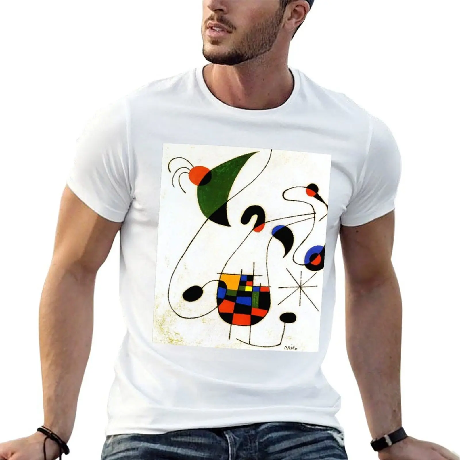 

graphic shirt T-Shirt Singer " t t anime man t shirts Joan man oversize Miro"Melancholic shirts summer