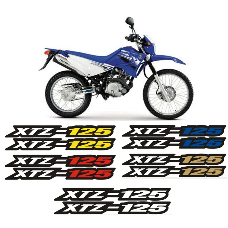 Accessories Swing Arm Chain Drive Shaft Air Box Decorate Decals Reflection Stickers Tape For YAMAHA XTZ125 XTZ125E XT 125 125E