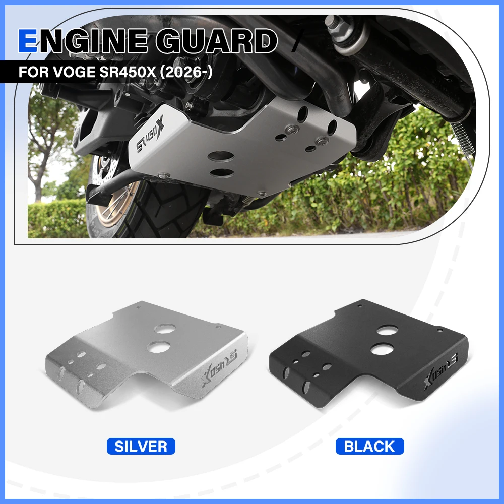 Motorcycle Engine Guard Cover For Voge SR450X SR 450X 2026- Aluminum Skid Plate Chassi Guard Protector Engine Frame Protection