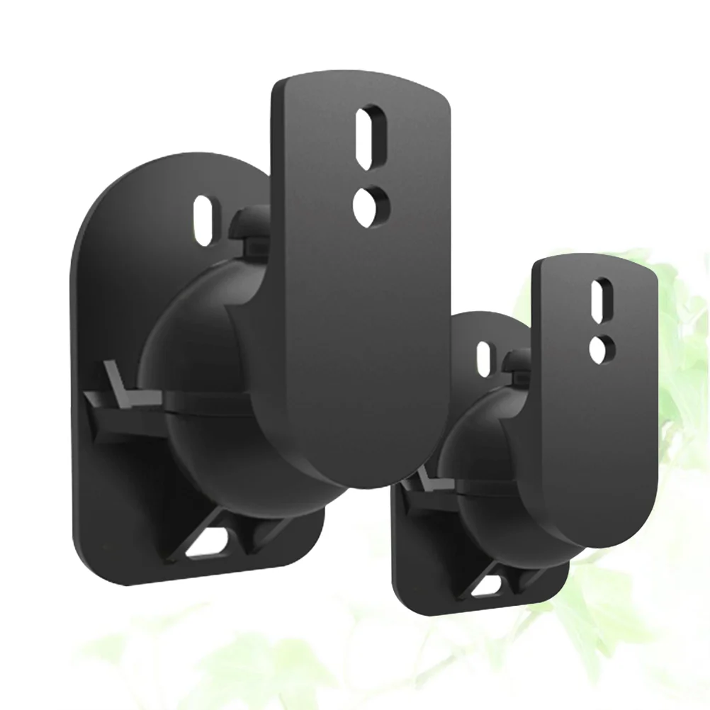 

1 Pair Surround Sound Wall Bracket Speaker Wall Mount Brackets Holder Stand (Black) speaker bracket speaker mount