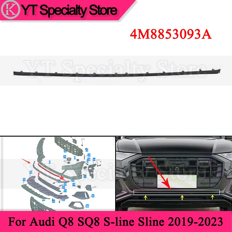 kamshing-4m8853093a-bande-de-garniture-de-pare-chocs-avant-pour-audi-q8-sq8-s-line-sline-2019-2023-garniture-de-plaque-de-deflecteur-de-levre-avant