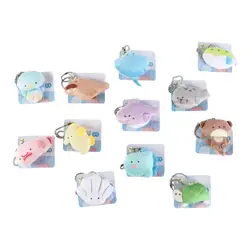 Plush Stuffed Aquarium Plushies Pendant Walrus Cartoon Shark Fish Plush Keyring Japanese Style Toys Hanging Accessory