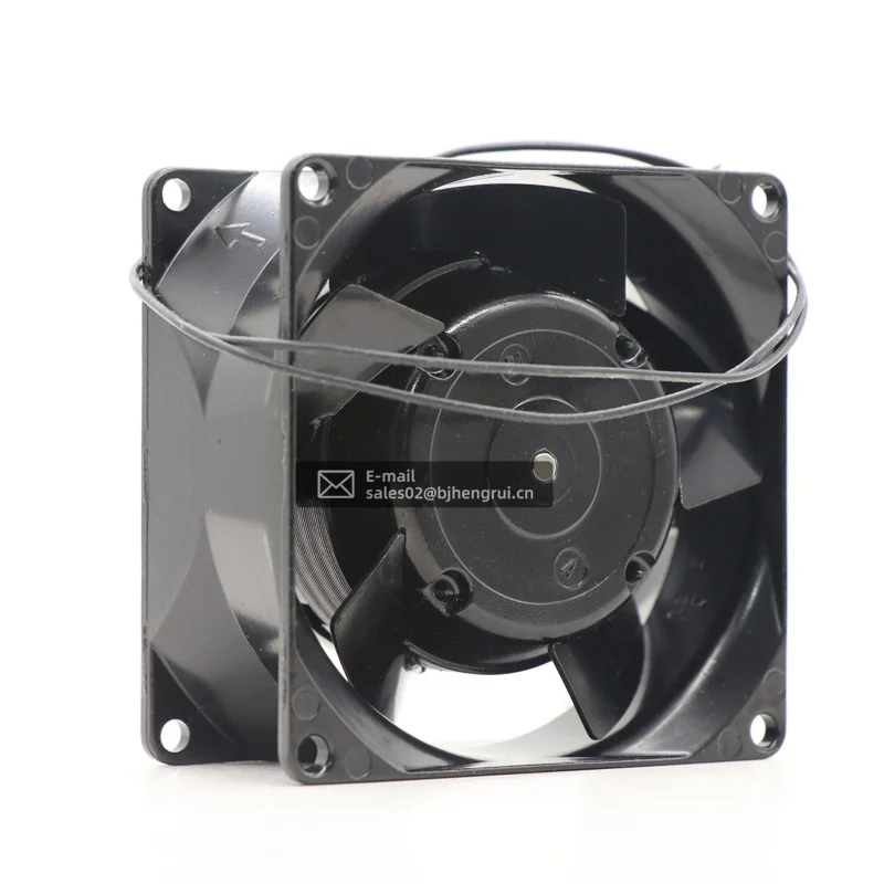 

8038 8550N 80*80*38mm 230VAC 12W 29.4CFM 2700rpm 8cm Sleeve Bearing Cabinet Wire Leads Small Axial Cooling Fan