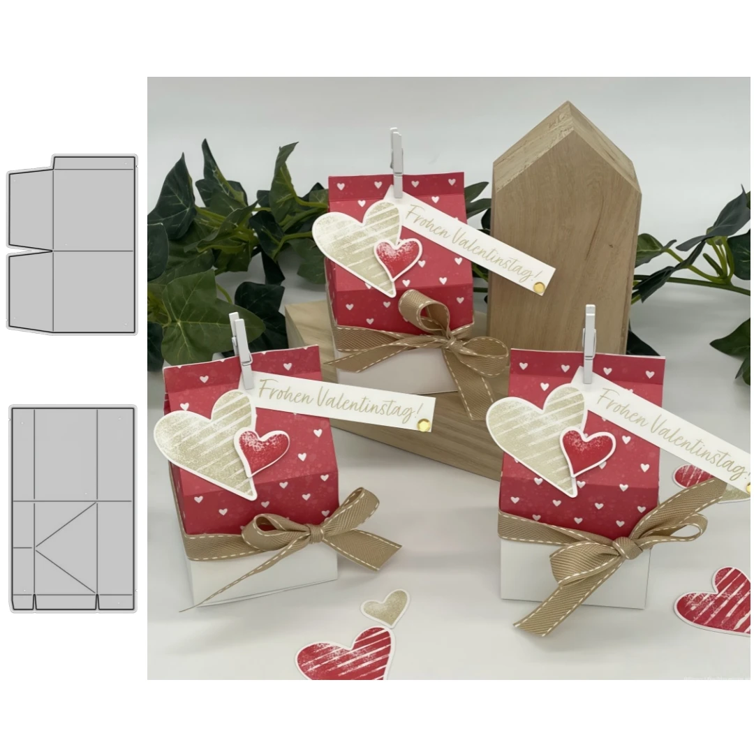 2026 Neuerscheinung Milchkarton Metall-Stanzformen Scrapbooking Papierhandwerk Schablonen Fotoalben