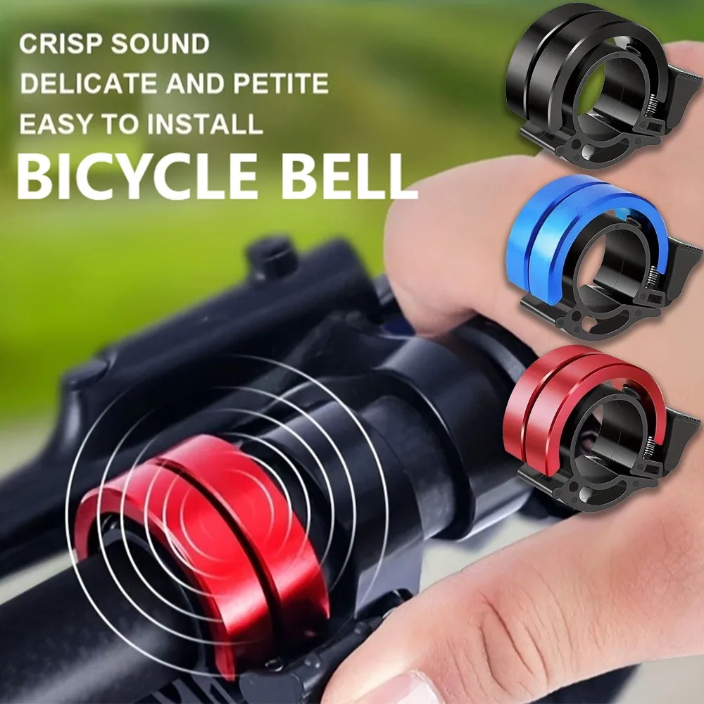 

Universal Invisible Bike Bell Loud Aluminum Bicycle Bell for Mountain/Road/Folding Bikes Outdoor Cycling Gear