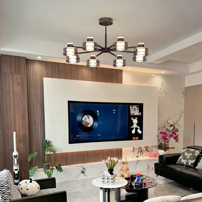 Modern living room dining room pendant light LED pendant light indoor lighting modern intelligent application lighting fixtures