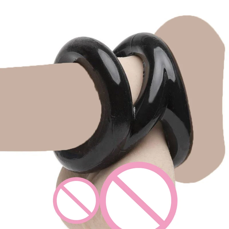 

Male Cock Ring Scrotum Stretcher Delay Ejaculation Penis Ring Bondage Erection Reusable Penis Enlargement Toy For Men