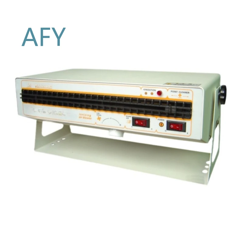 Horizontal Adjustable Ion Fan for Electronics Manufacturing for ESD Protection for Cleanroom Use for PCB Assembly for Static