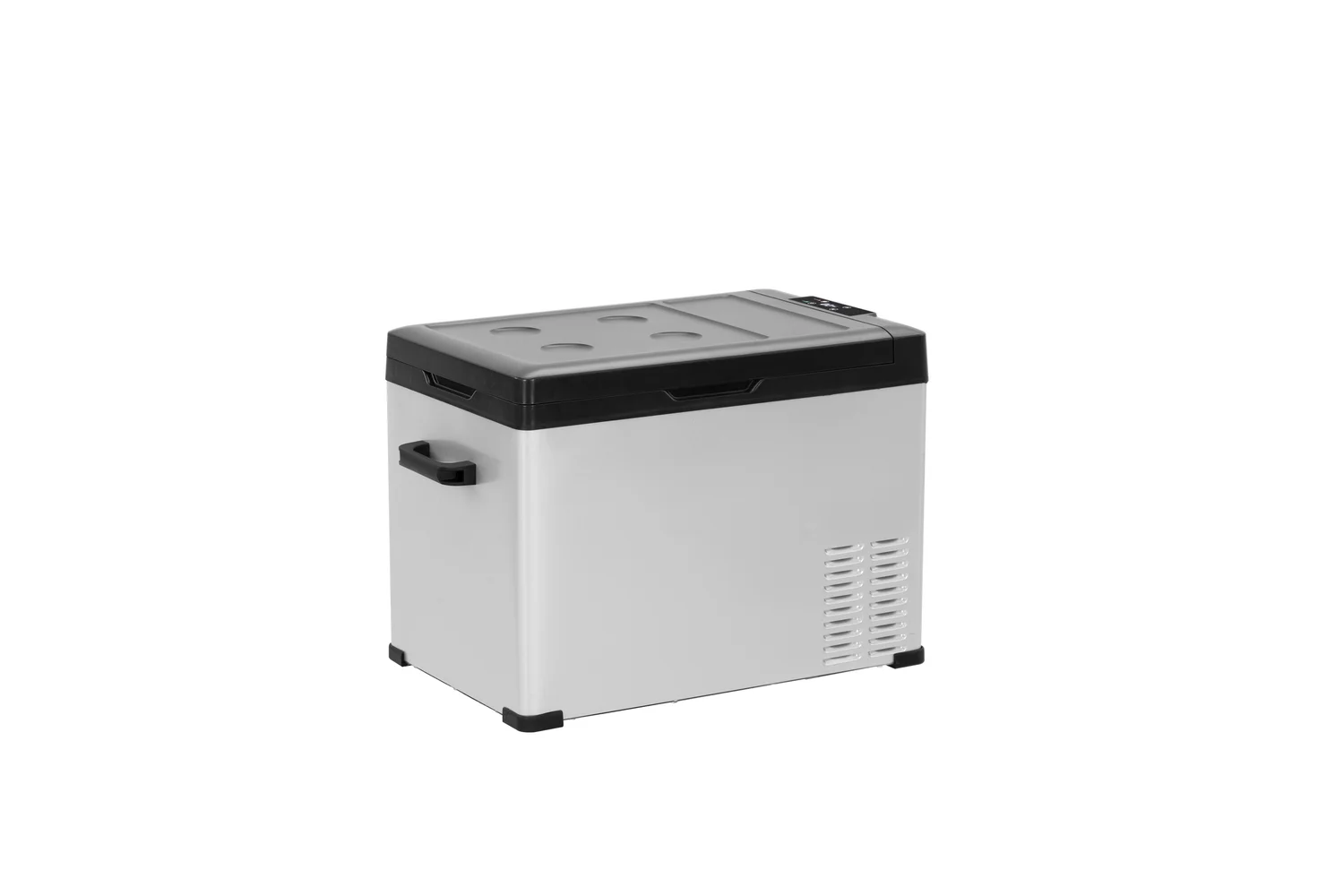 C Series Portable 110v/12v Car Fridge Cooler Box 50L Mini Compressor Freezer Effective Cooling Heating Mode Plastic Material 24v